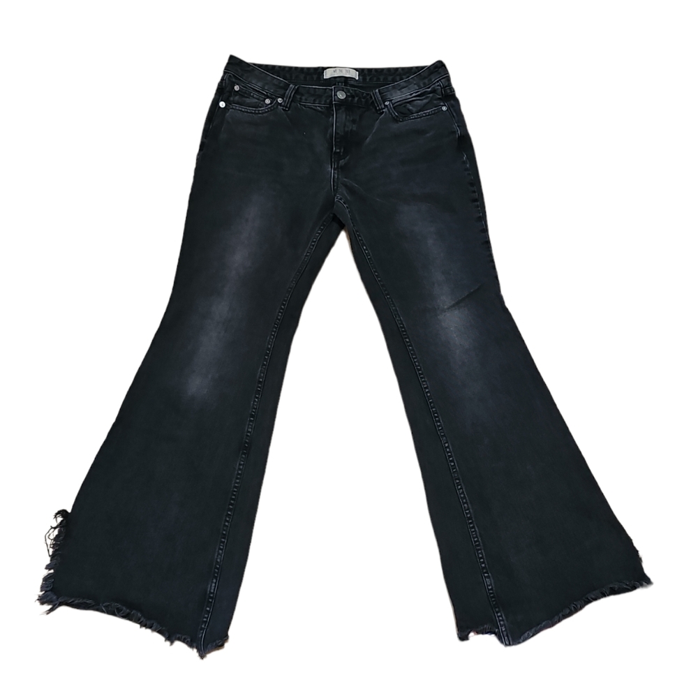 We the free distressed black denim jeans, size 29' med
